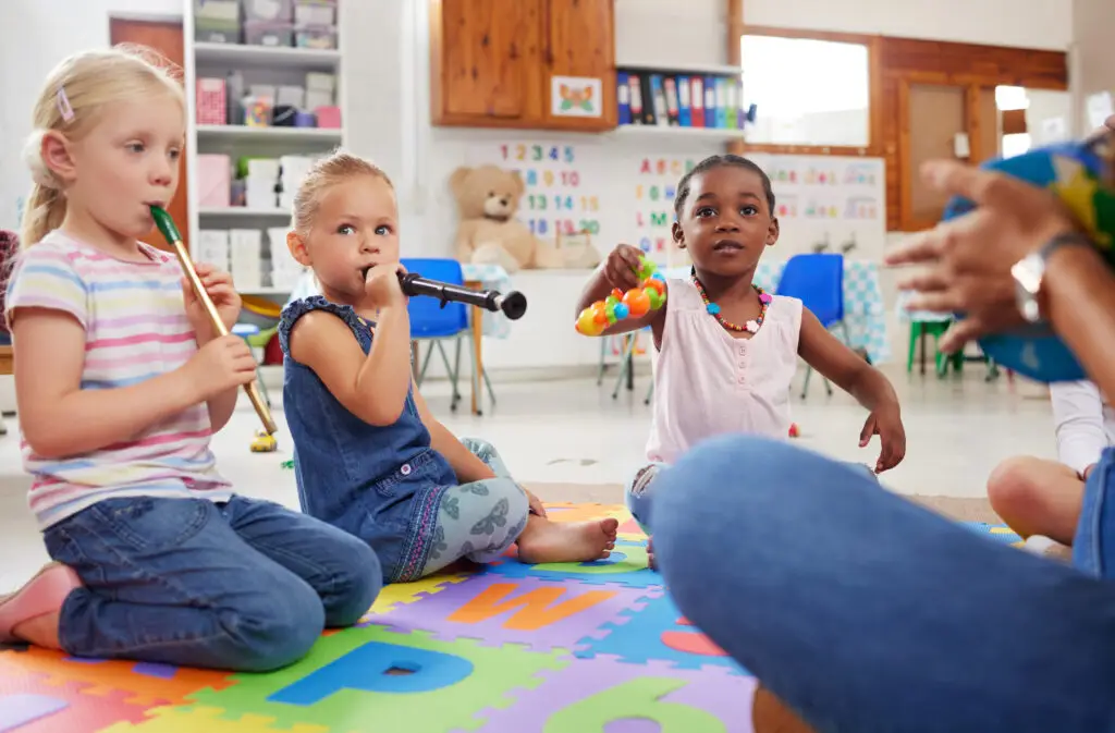 Children playing musical instruments | Kids Rock Music